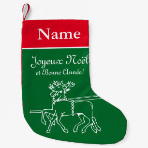 Joyeux Noël et bonne année Fransk hälsning anpa Liten Julstrumpa