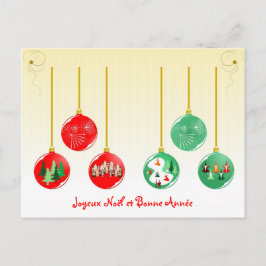Joyeux Noël et Bonne Année Helg Vykort