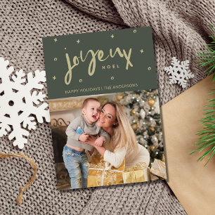 Joyeux Noel-familjens fotojul Julkort
