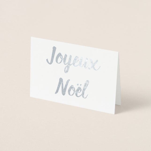 Joyeux Noël Folierat Kort (Framsida)