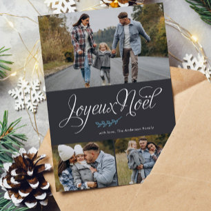 "Joyeux Noel" Fotogalleri med tre bilder Julkort
