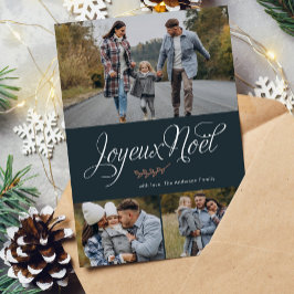 "Joyeux Noel" Fotogalleri med tre bilder Julkort