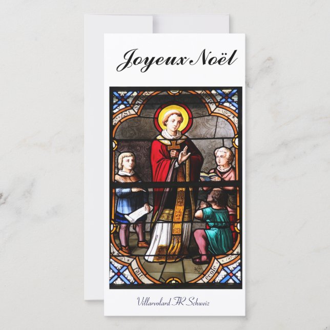 Joyeux Noël Fotokarte Julkort (Framsida)