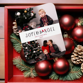Joyeux Noël Fransk Clip Papper Effect Anpassningsb Magnet