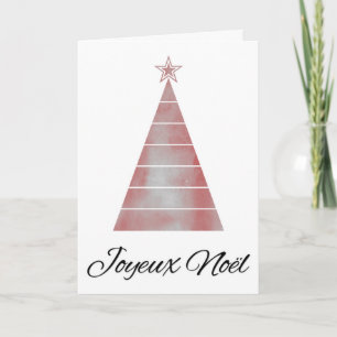 Joyeux Noël, Fransk Helgdag, God jul Träd Kort