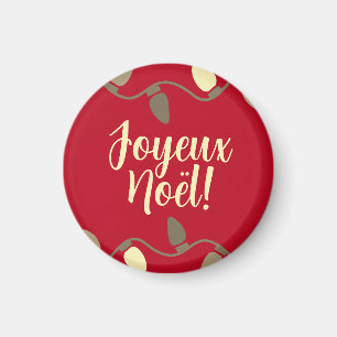 Joyeux noël Fransk jul Magnet
