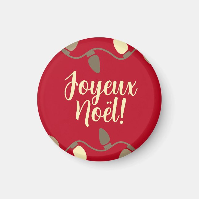 Joyeux noël Fransk jul Magnet (Framsidan)