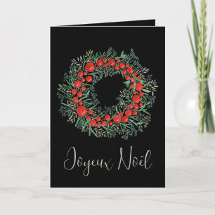 Joyeux Noël, Fransk Julkrans Helgkort
