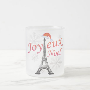 Joyeux Noel Frostad Glasmugg