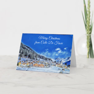 Joyeux Noel God jul från Colle-Di-Fuori Helgkort