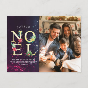 Joyeux Noel God jul Gott nytt år Photo Helg Vykort
