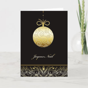 joyeux Noël, god jul i franskt Helgkort