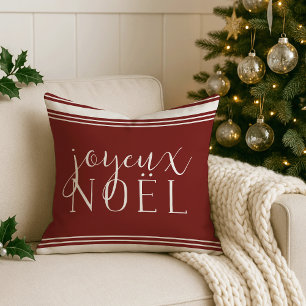 Joyeux Noel Grainsack Rand Helgdag Kudde