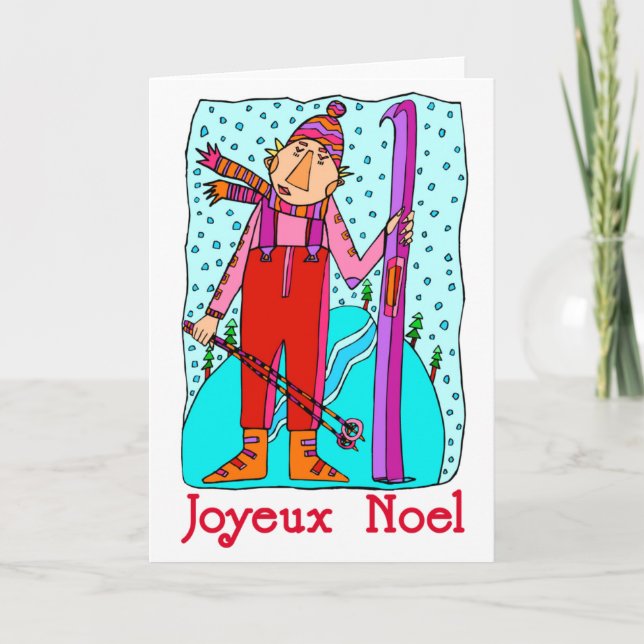 Joyeux Noel Greeting Card Helgkort (Framsida)
