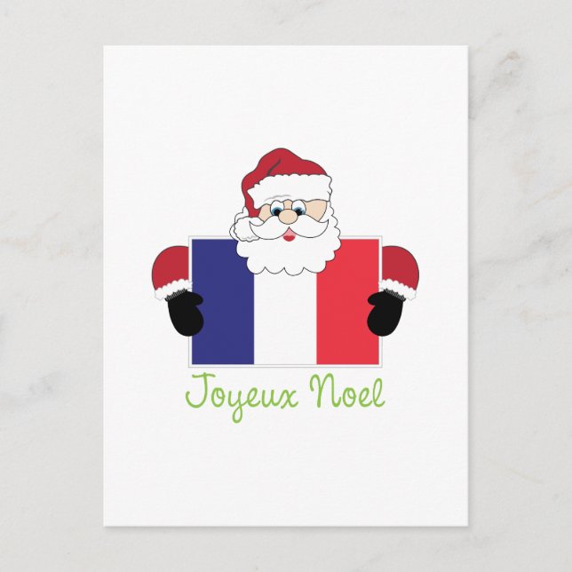 Joyeux Noel Helg Vykort (Framsida)