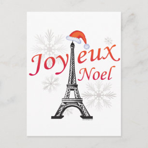 Joyeux Noel Helg Vykort