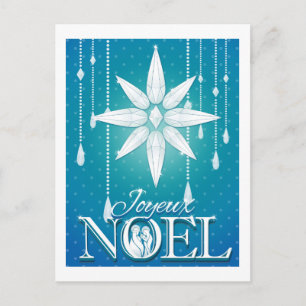 Joyeux Noel Helg Vykort