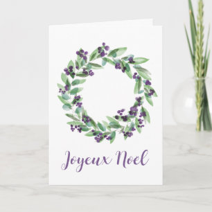 Joyeux Noël, Helgdag för julkrans i Fransk Helgkort