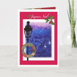 Joyeux Noel illustrerade Paris Helgkort