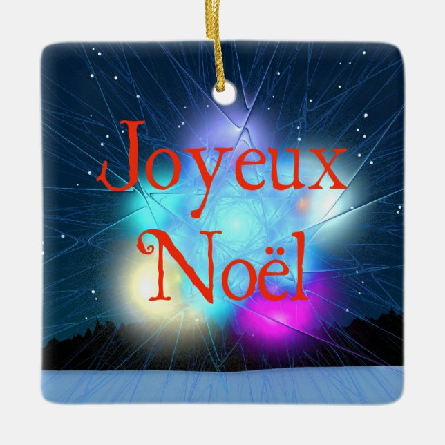 Joyeux Noel - Jack Frost Julgransprydnad Keramik (Framsida)