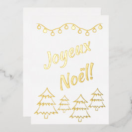 Joyeux Noel jul Ljus Julafton Träd White