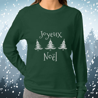 Joyeux Noël jul Shirt T Shirt