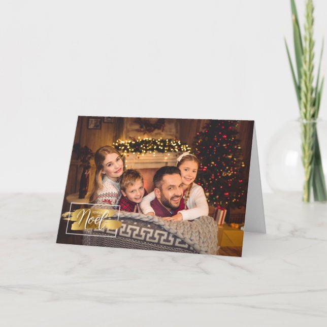 Joyeux Noel-julfoto Helgkort (Framsida)