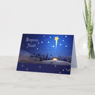 Joyeux Noël. Julkort i Fransk Helgkort