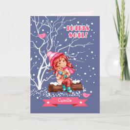 Joyeux Noël. Julkort i Fransk Helgkort