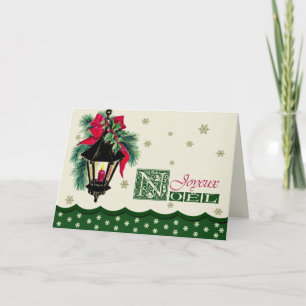 Joyeux Noël. Julkort i Fransk Helgkort