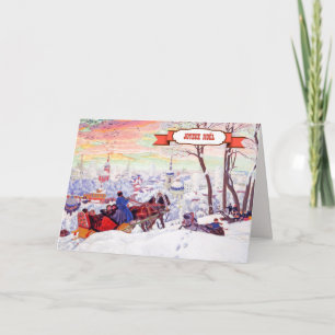Joyeux Noël. Julkort i Fransk Helgkort