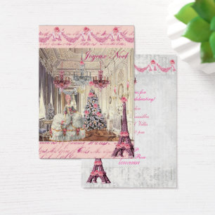 Joyeux Noel Marie Antoinette Palace de Versailles Visitkort