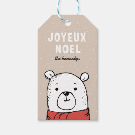 Joyeux Noel-Märkrn Julgåva Presentetikett