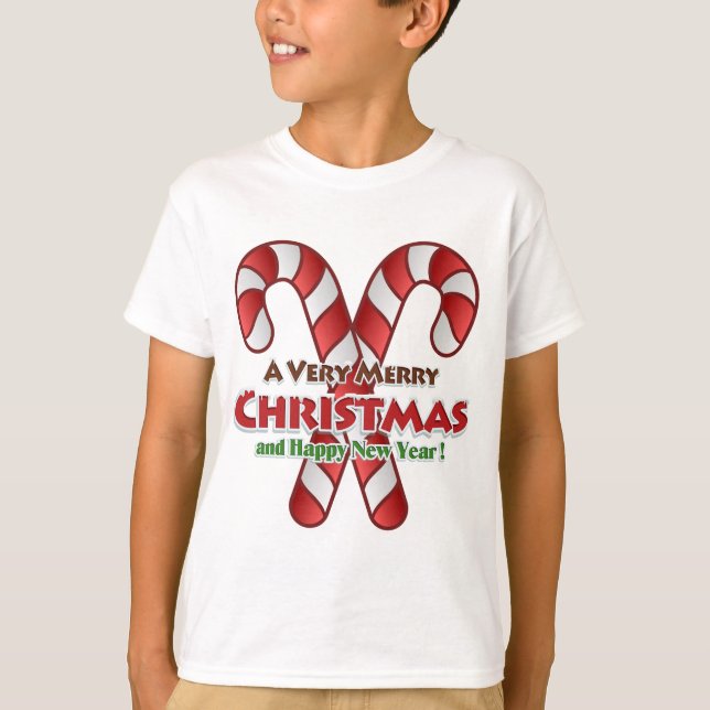 Joyeux Noel mon sucre d'Orge T Shirt (Framsida)