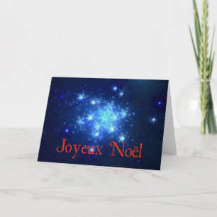 Joyeux Noel - Night Himlar Helgkort