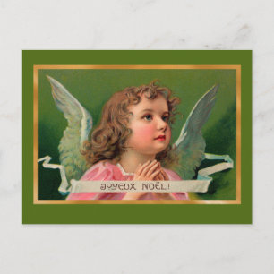 Joyeux Noel Postcard Helg Vykort