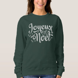 Joyeux Noel Red Fransk God jul T Shirt
