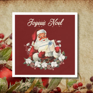 Joyeux Noel Red Pappersservett