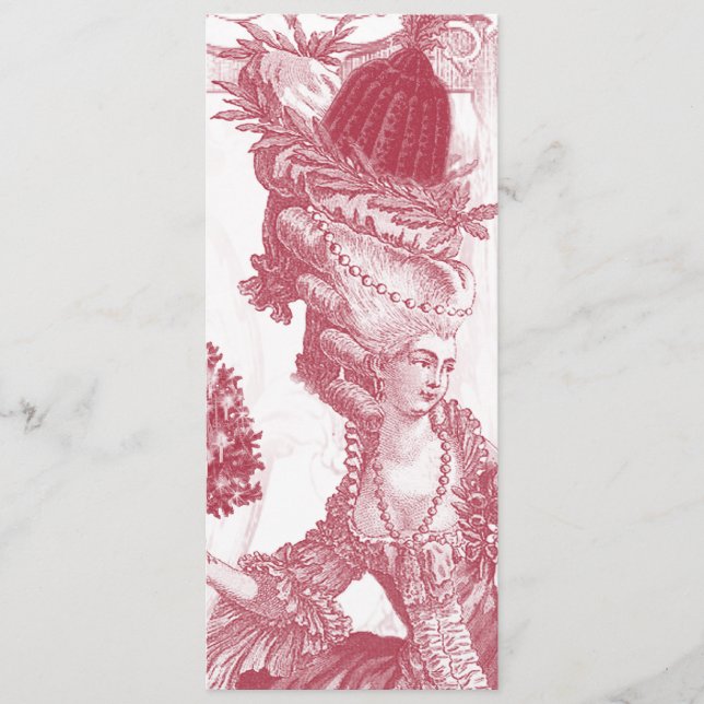 Joyeux Noel (rouge) menykort Meny (Framsida)