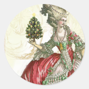 Joyeux Noel Runt Klistermärke