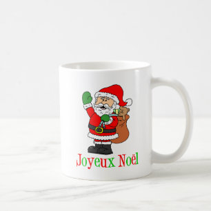 Joyeux Noel Santa Fransk jul Mugg