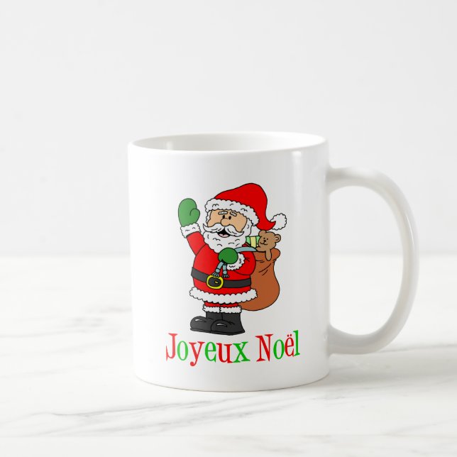 Joyeux Noel Santa Fransk jul Mugg (Höger)