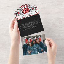 Joyeux Noël Scandinavian Mönster jul