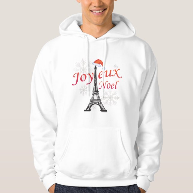 Joyeux Noel Sweatshirt Med Luva (Framsida)