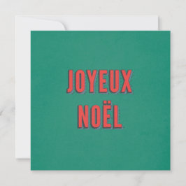 Joyeux Noel - Traditionell Fransk jul Kort