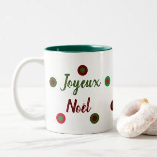 Joyeux Noël Två-Tonad Mugg