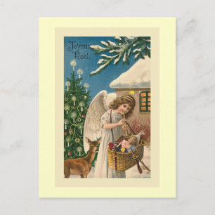 "Joyeux Noel Vintage julkort" Helg Vykort
