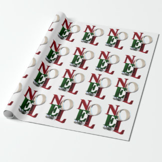Joyeux Noel Wrapping Papper, God jul Presentpapper