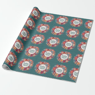 Joyeux Noel Wrapping Papper Presentpapper
