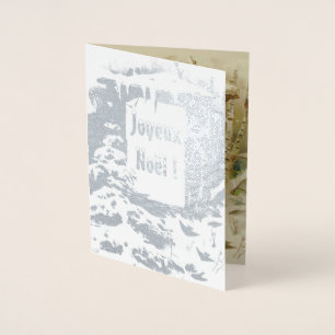 Joyeux Noel-yard Folierat Kort